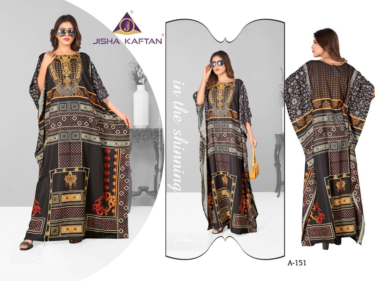 Jelite Jisha Afreen Vol 7 Casual Wear Digital Printed Wholesale Kaftan
